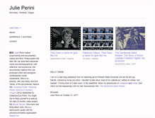Tablet Screenshot of julieperini.org